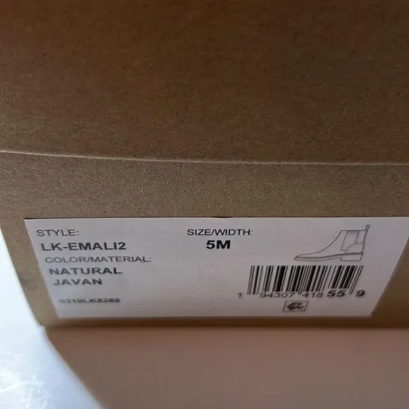 Lucky Brand Emali Lug Sole Animal Print Ankle Boots size 5M