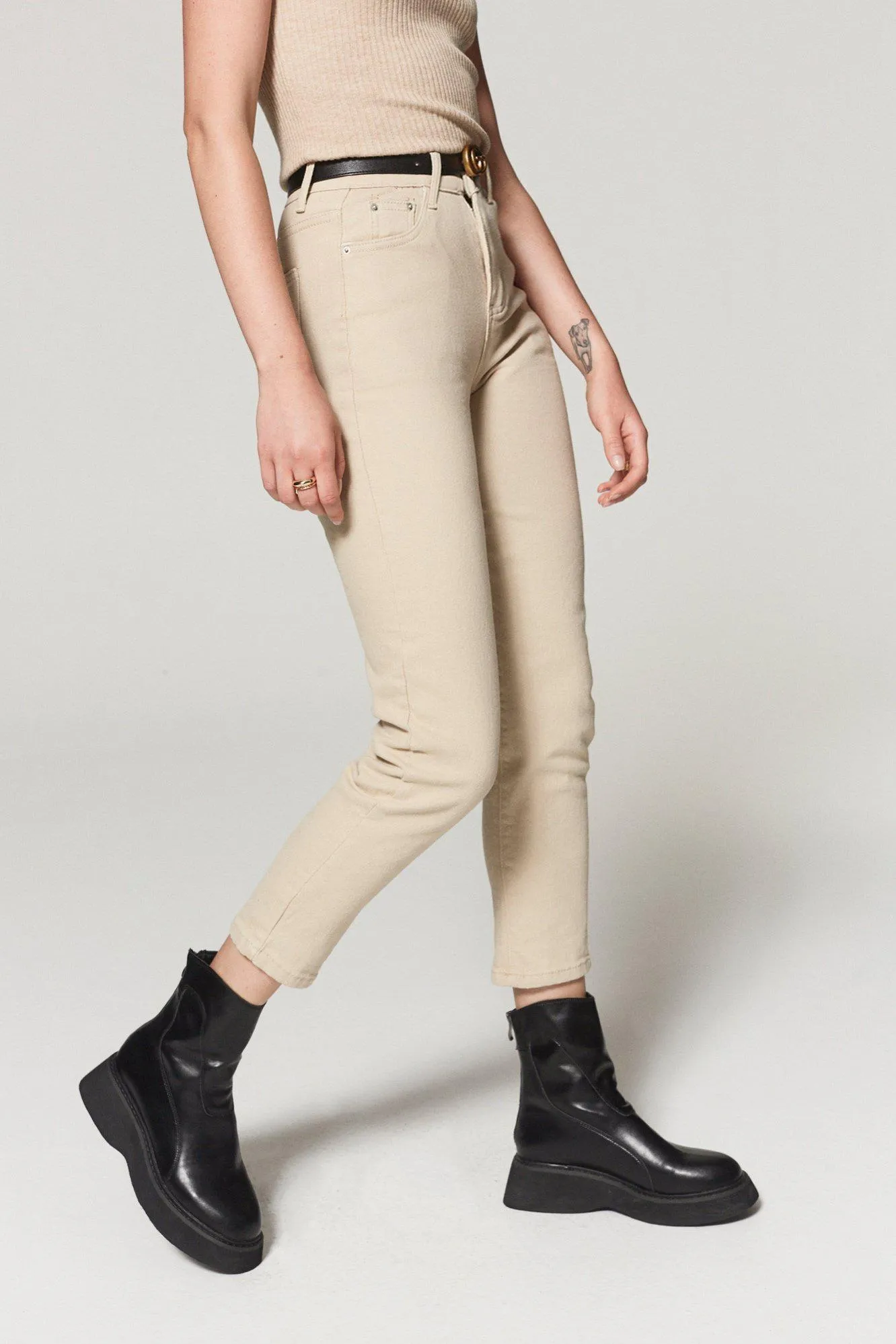 Lyla Leather Ankle Boots