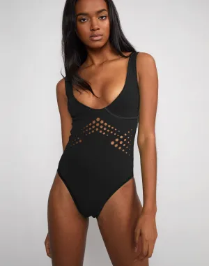 Maui Perforated Swimsuit