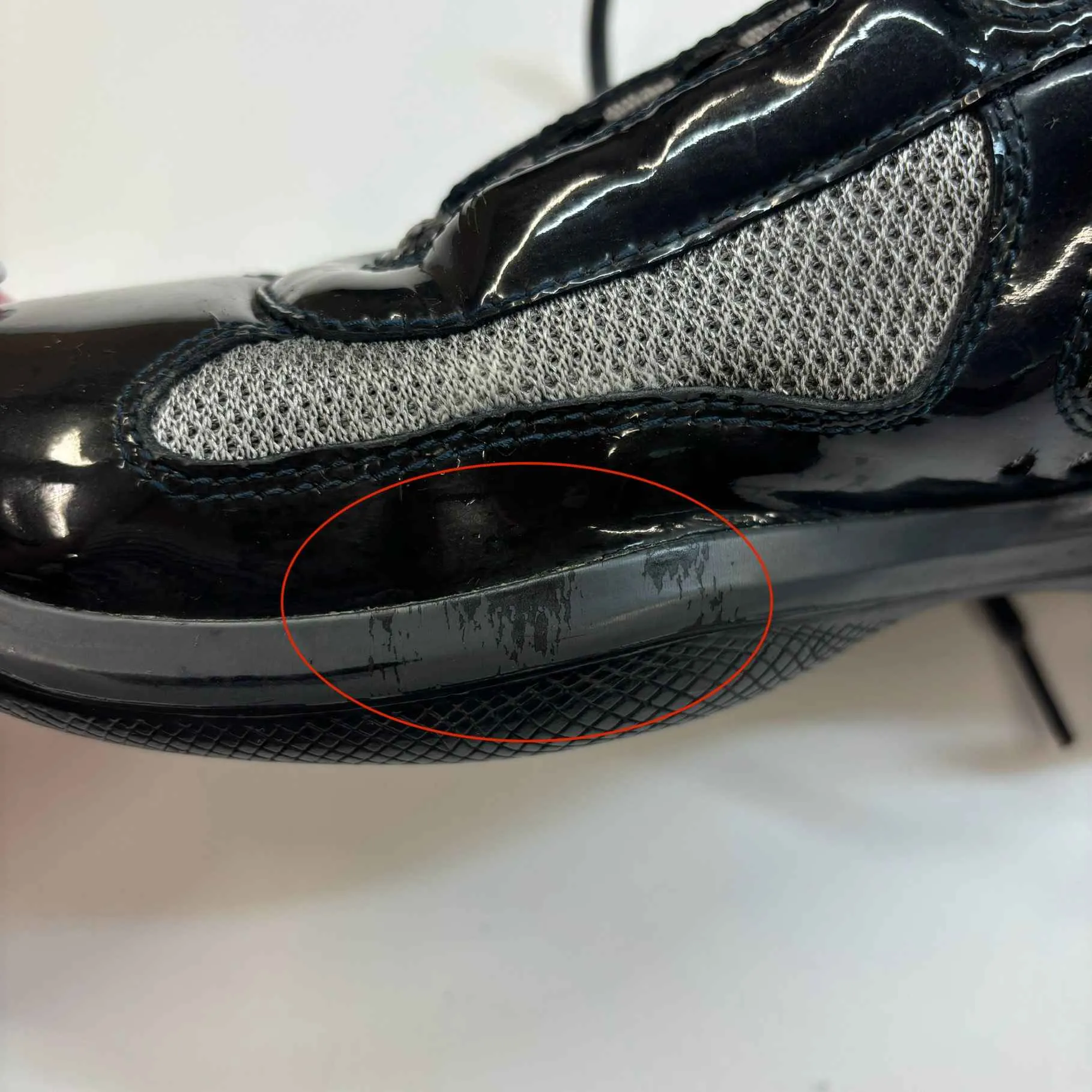 Men's America'S Cup Low Trainers Charcoal Size EU 40.5 / UK 6.5