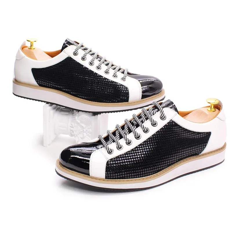 Mens Black Patent Leather Shoes