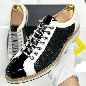 Mens Black Patent Leather Shoes