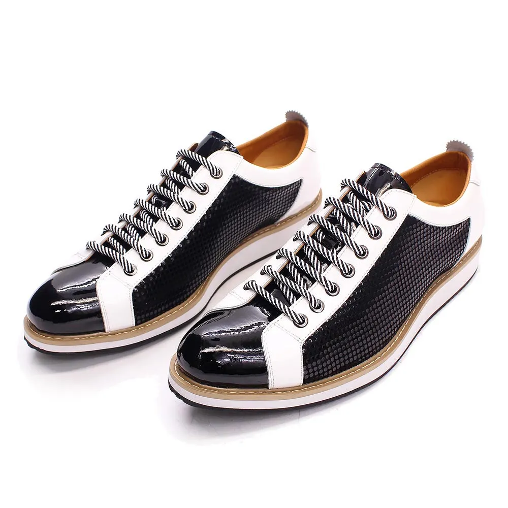 Mens Black Patent Leather Shoes