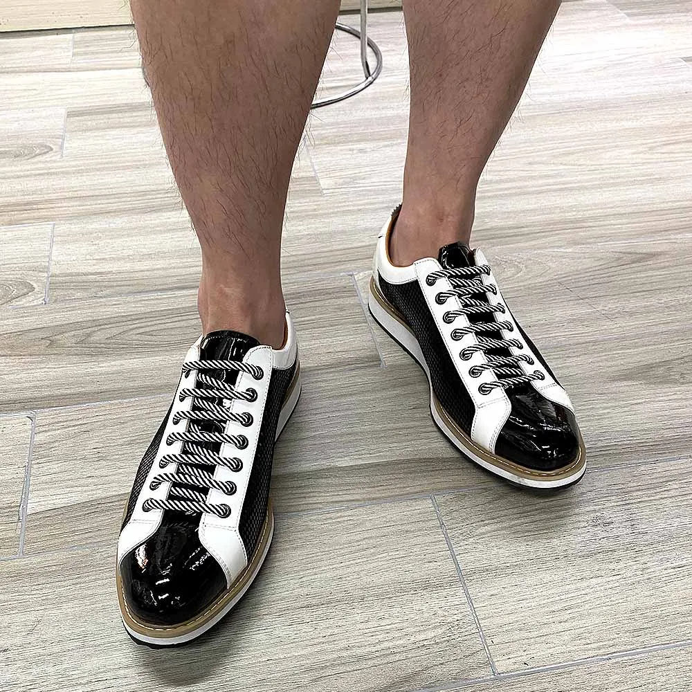Mens Black Patent Leather Shoes