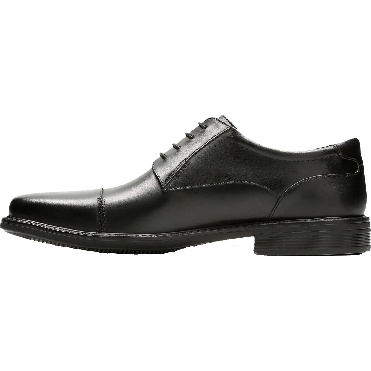 Men's Bostonian Wenham Cap Black Leather