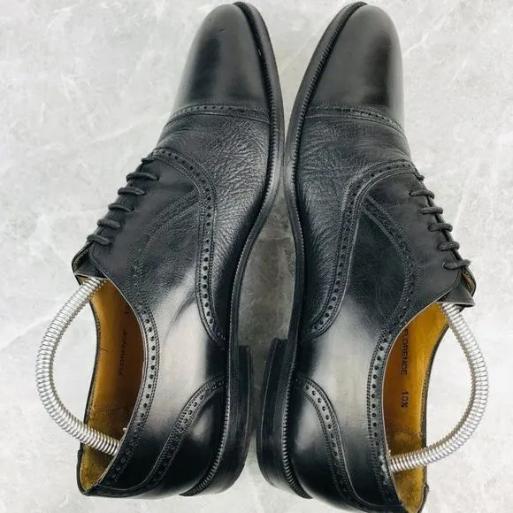 Mezlan Florence Mens Size 10.5‎ B Shoes Black Leather Oxford Cap toe dress shoes