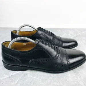 Mezlan Florence Mens Size 10.5‎ B Shoes Black Leather Oxford Cap toe dress shoes