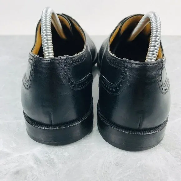 Mezlan Florence Mens Size 10.5‎ B Shoes Black Leather Oxford Cap toe dress shoes