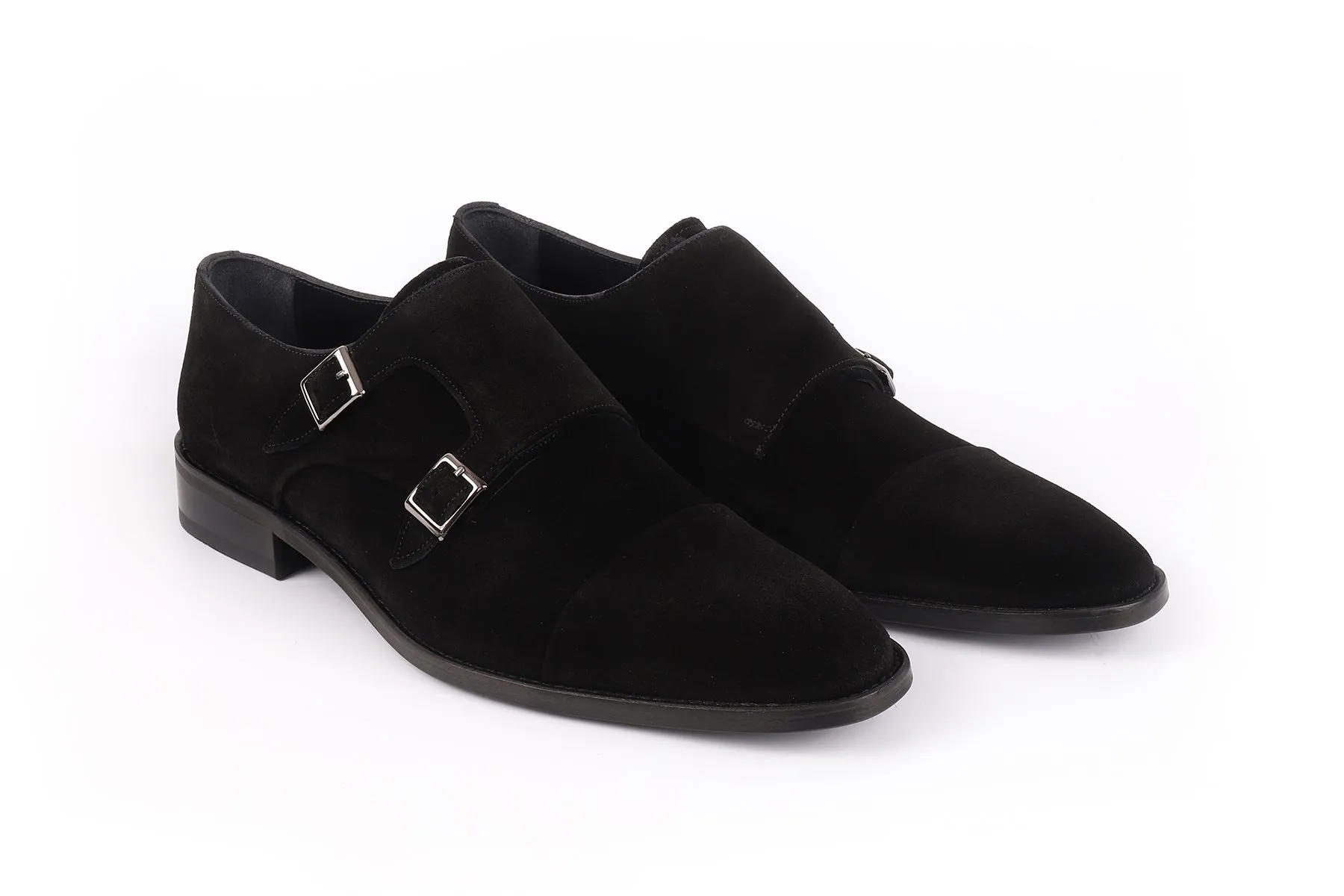 Mico Cap Toe Suede Double Monk