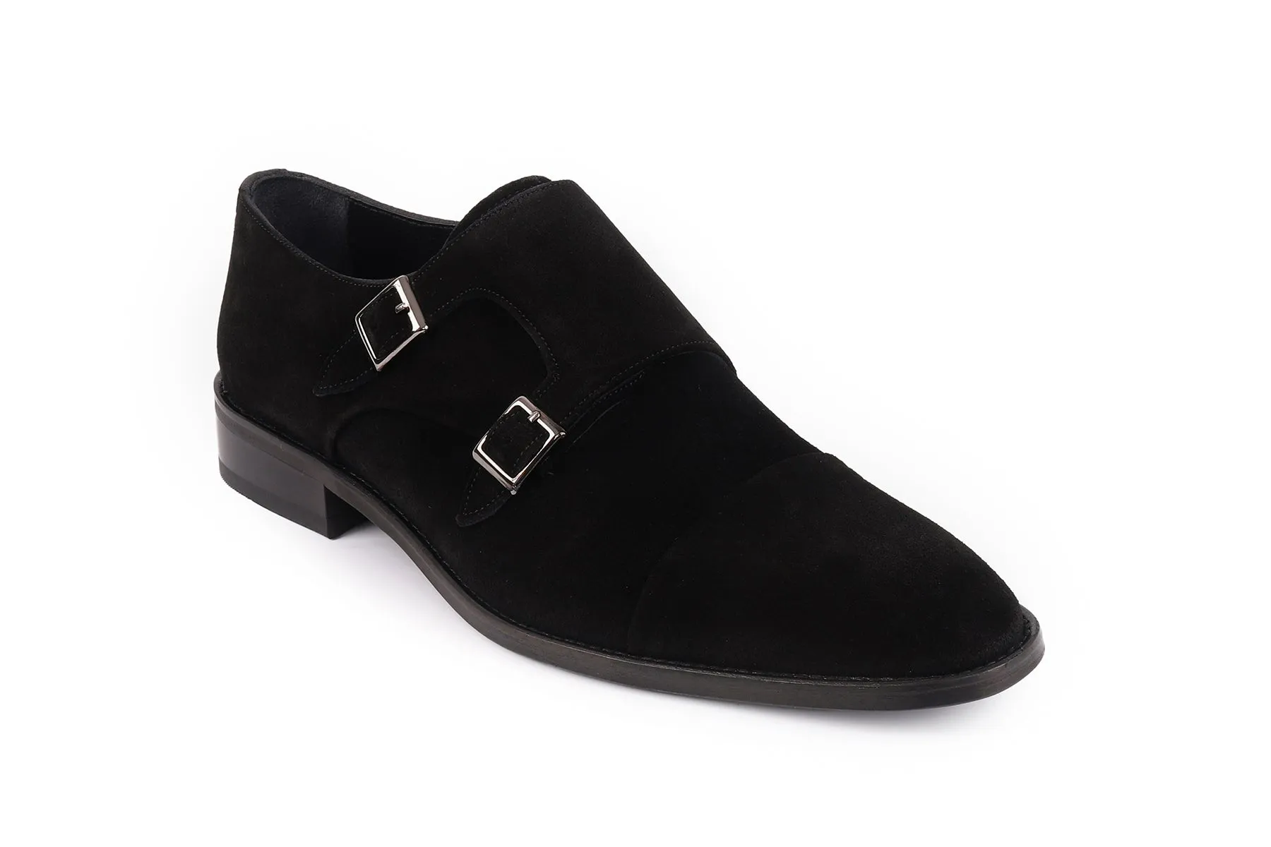 Mico Cap Toe Suede Double Monk
