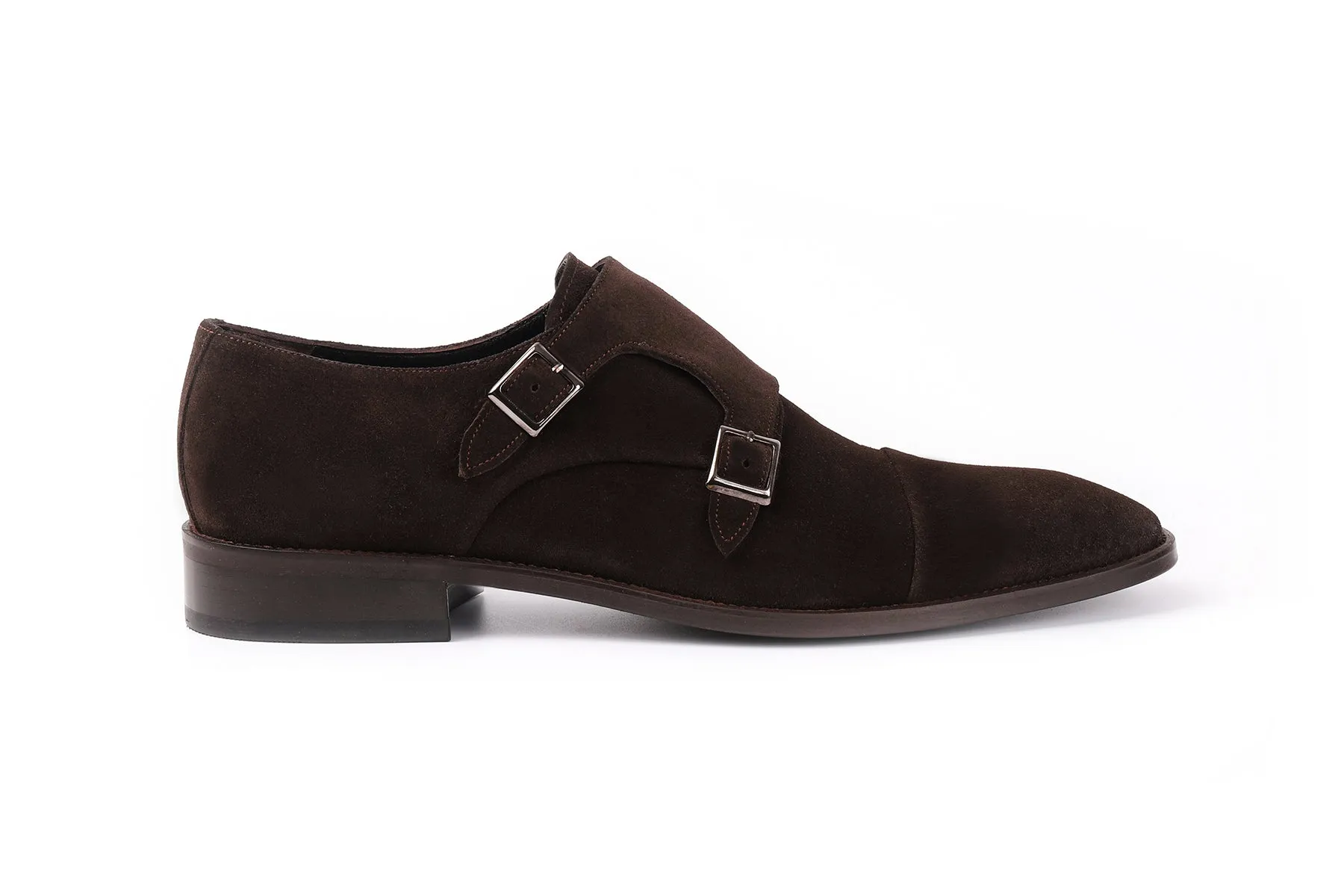 Mico Cap Toe Suede Double Monk