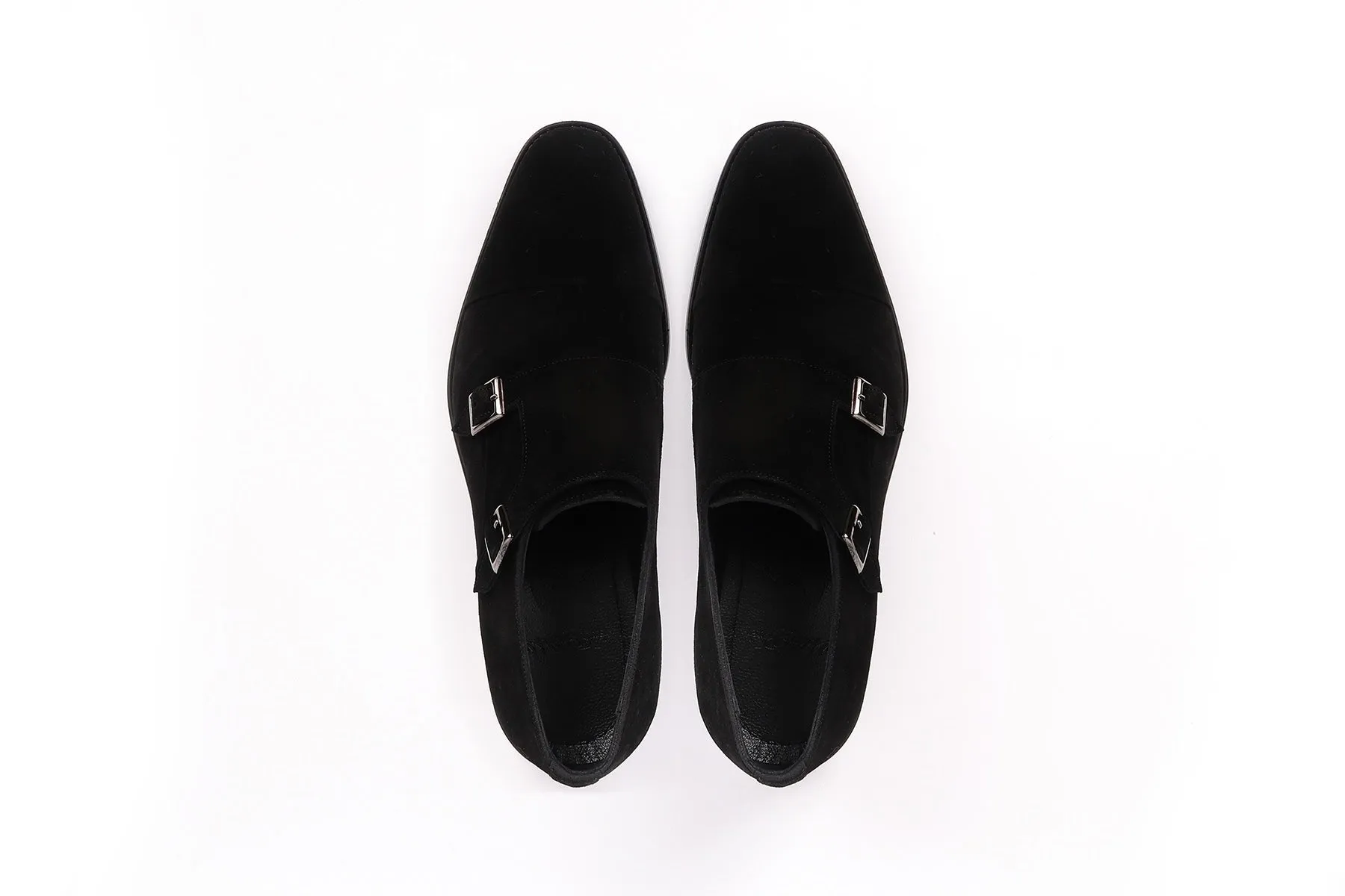 Mico Cap Toe Suede Double Monk
