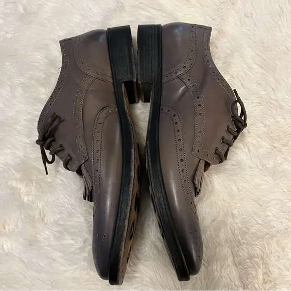 Mikekonos Made In Italy Wingtip Oxford Lace Up Shoe With Dainite Soles