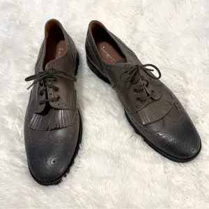 Mikekonos Made In Italy Wingtip Oxford Lace Up Shoe With Dainite Soles