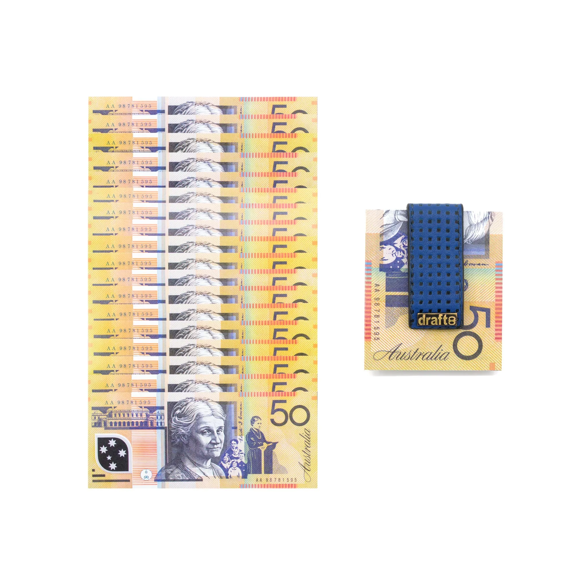 Money Clip Z Blue