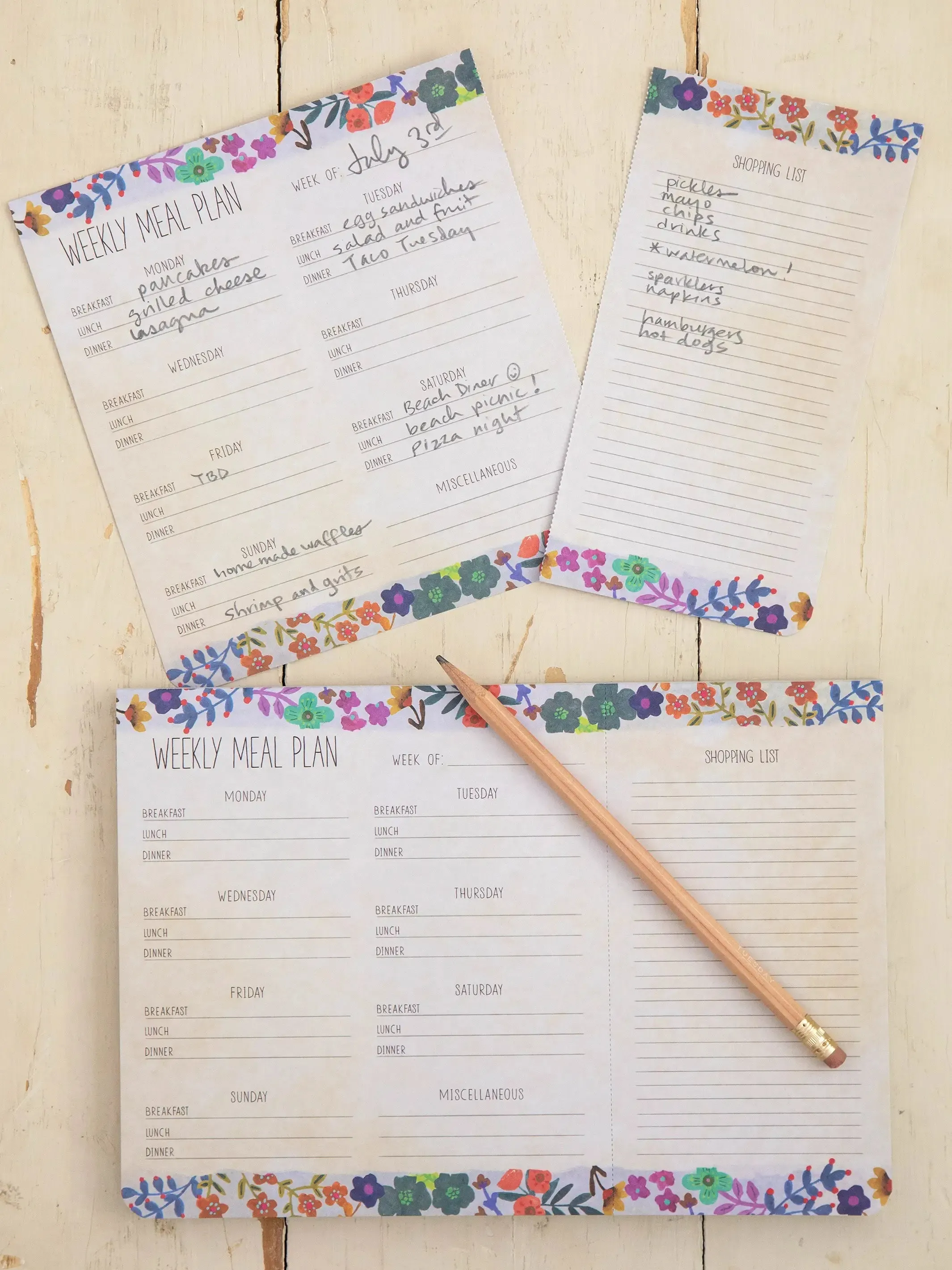 Natural Life | Weekly Meal Planner