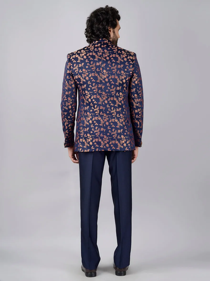 Navy Blue Jodhpuri Suit | JadeBlue