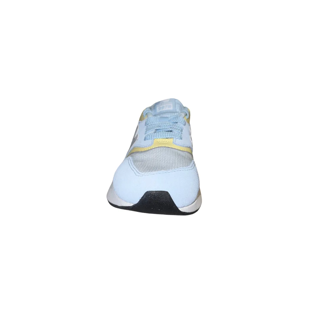 NEW BALANCE GR997RSL-W 997R v1 JR'S (Wide) Light Chrome Blue/Parchment Suede & Mesh Running Shoes