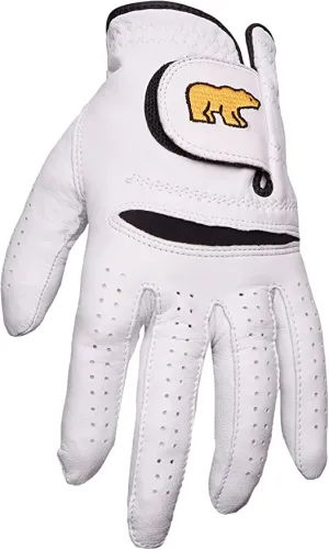 New Jack Nicklaus mens Golden Bear Leather Golf Glove Glove Liners, Right, Large