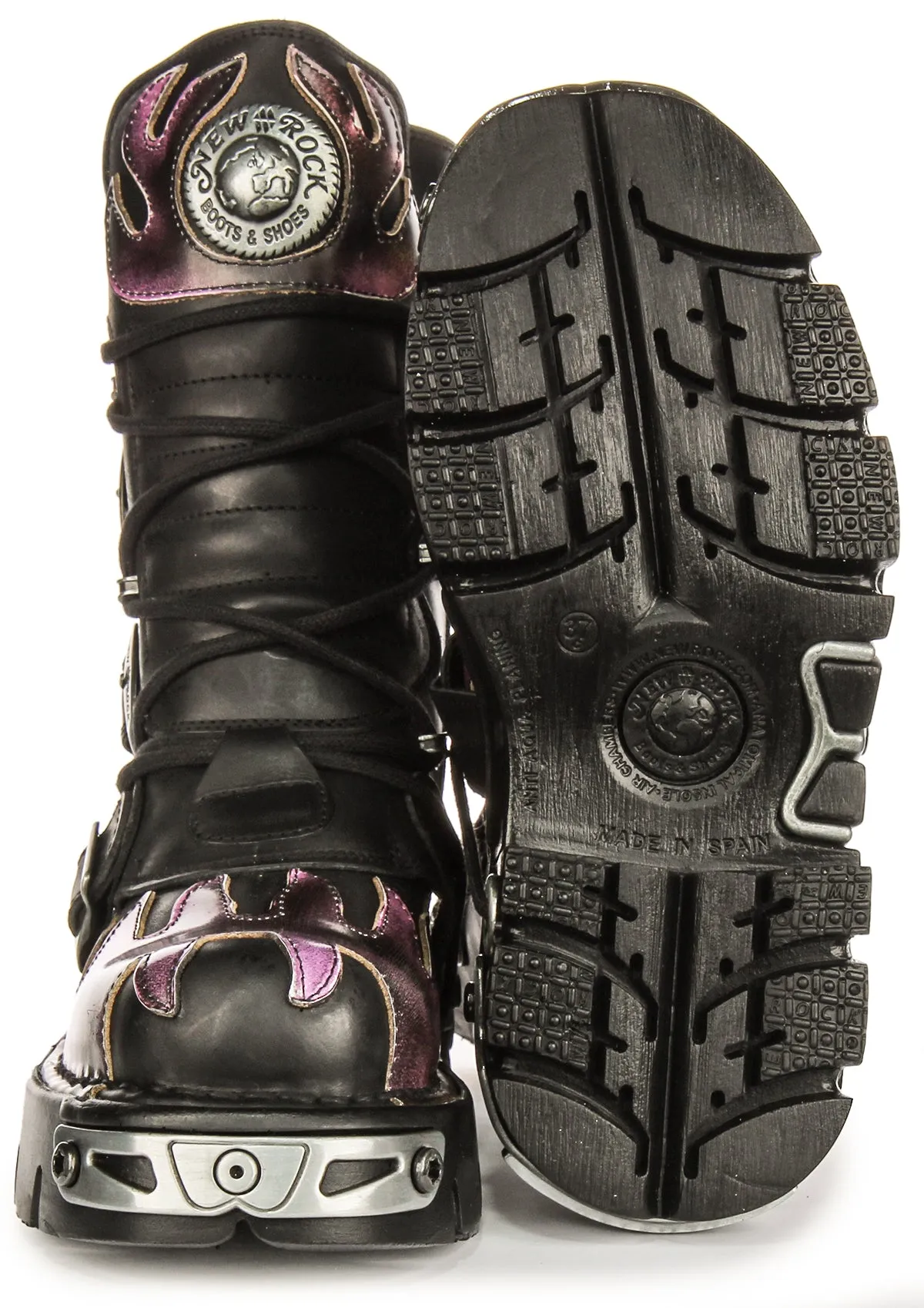 Newrock 591 Reactor In Black Purple Flame