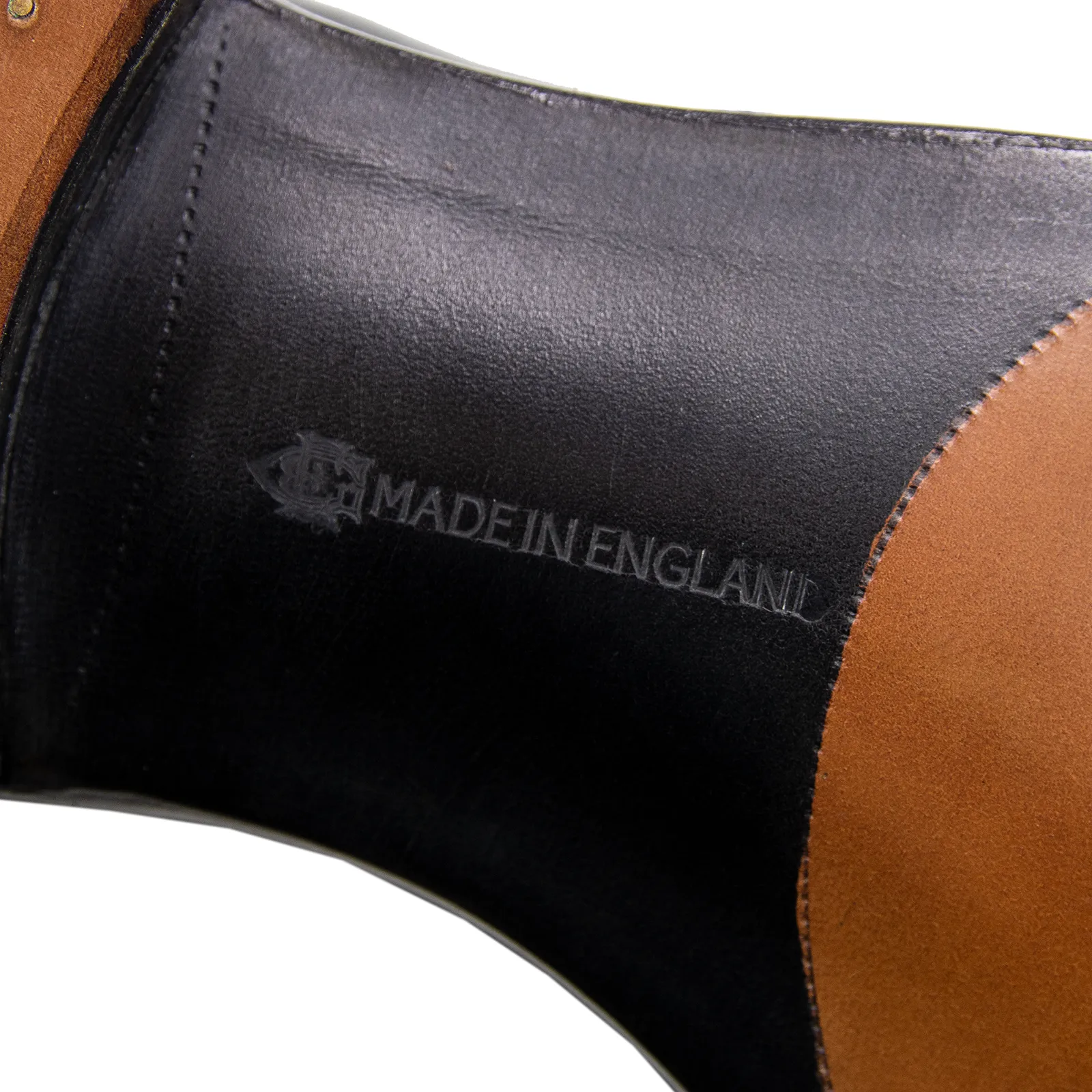 NIB $1585 Edward Green Ashby E888 Black Calfskin Split Toe Monk Strap Shoes   Trees