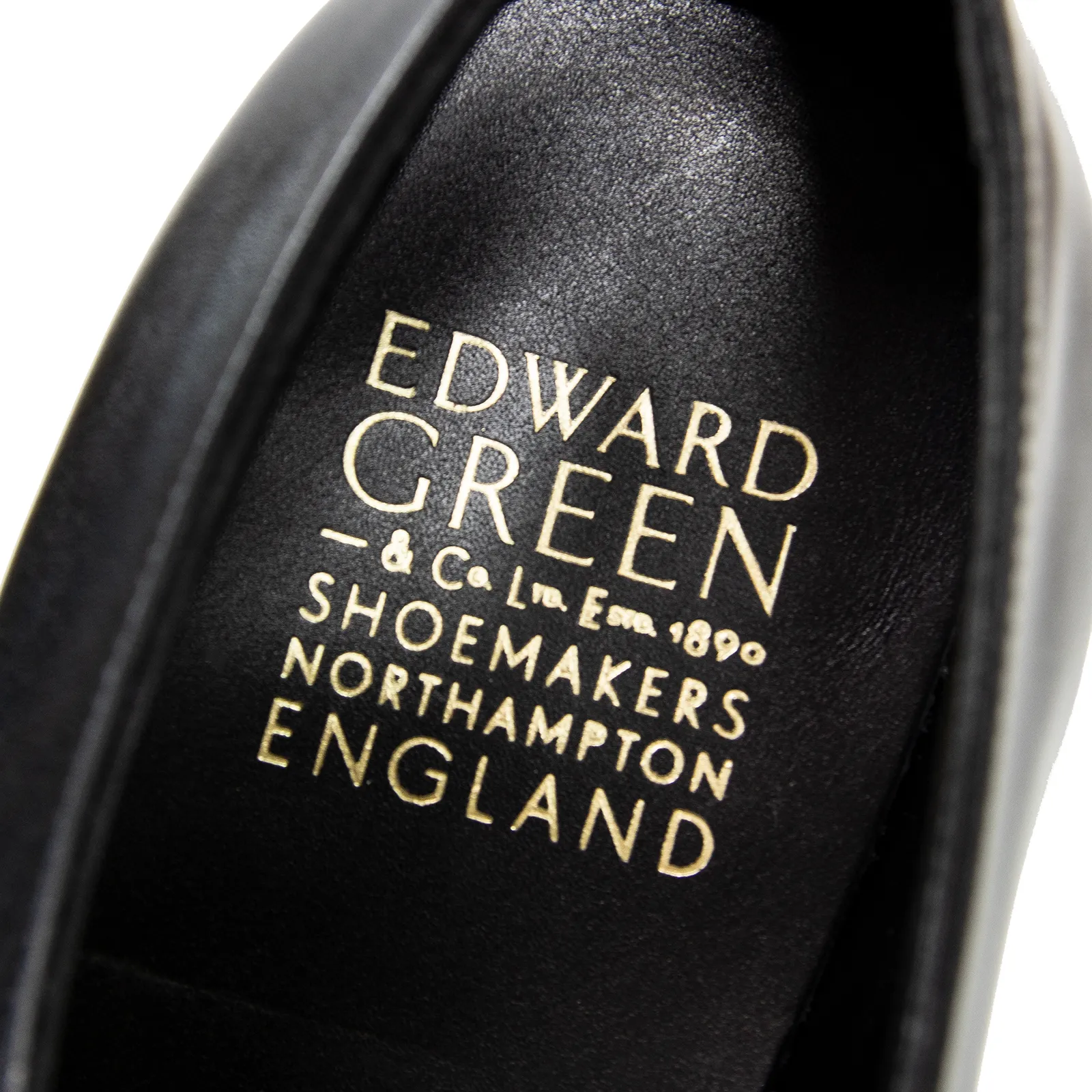 NIB $1585 Edward Green Ashby E888 Black Calfskin Split Toe Monk Strap Shoes   Trees