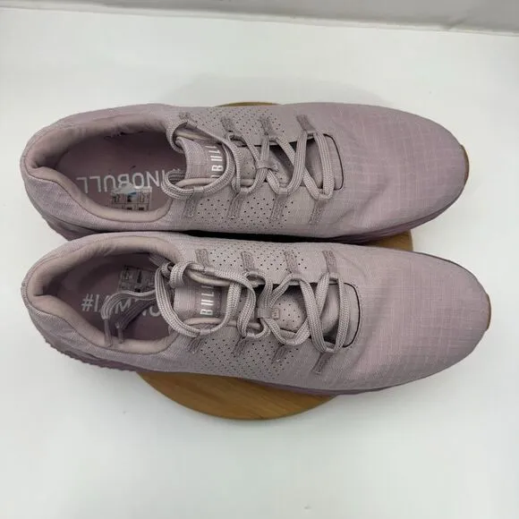 NOBULL Ripstop Athletic Trainer Sneaker Shoes Adults M11.5/W13 Rose Pink Lace Up