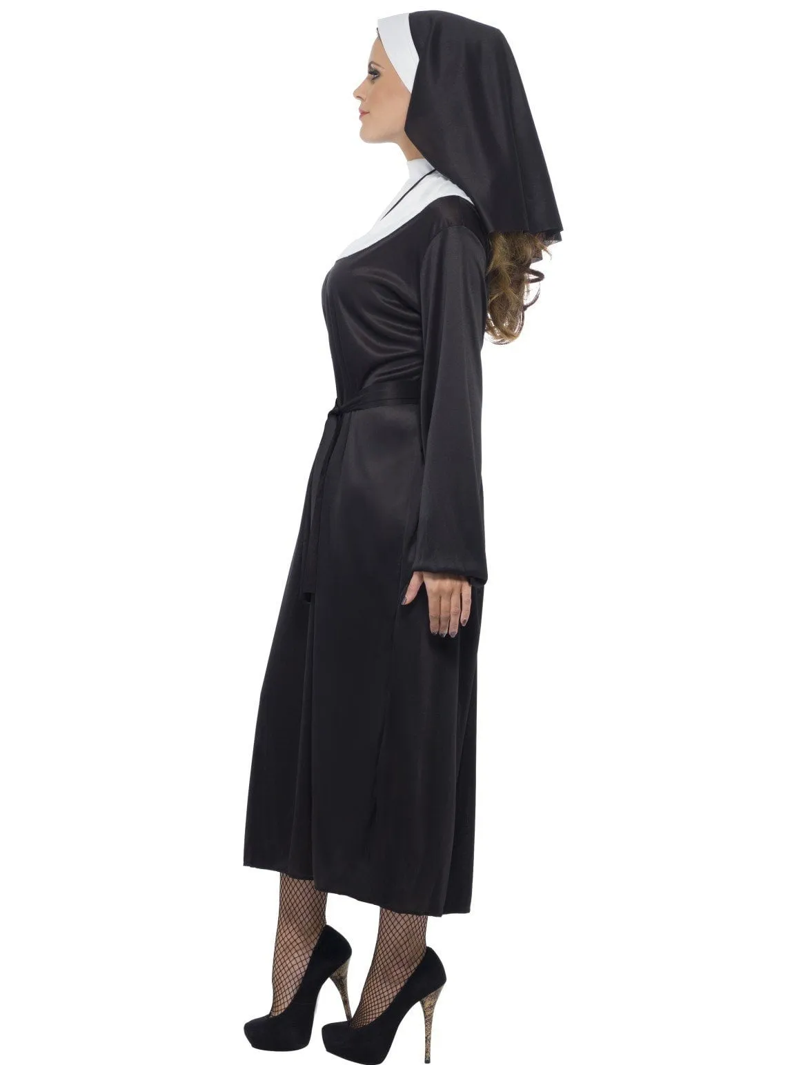 Nun Classic Black and White Women's Nun Costume