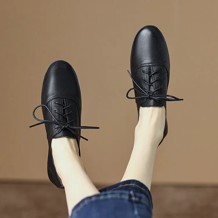 Off-White Black Lace-up Oxford Shoes #001031