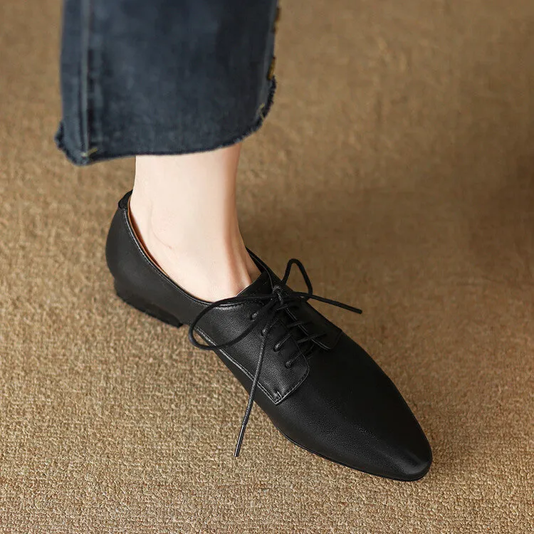 Off-White Brown Black Lace-up Derby Shoes #001069