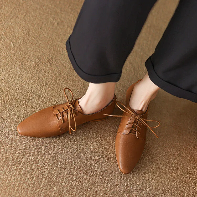 Off-White Brown Black Lace-up Derby Shoes #001069