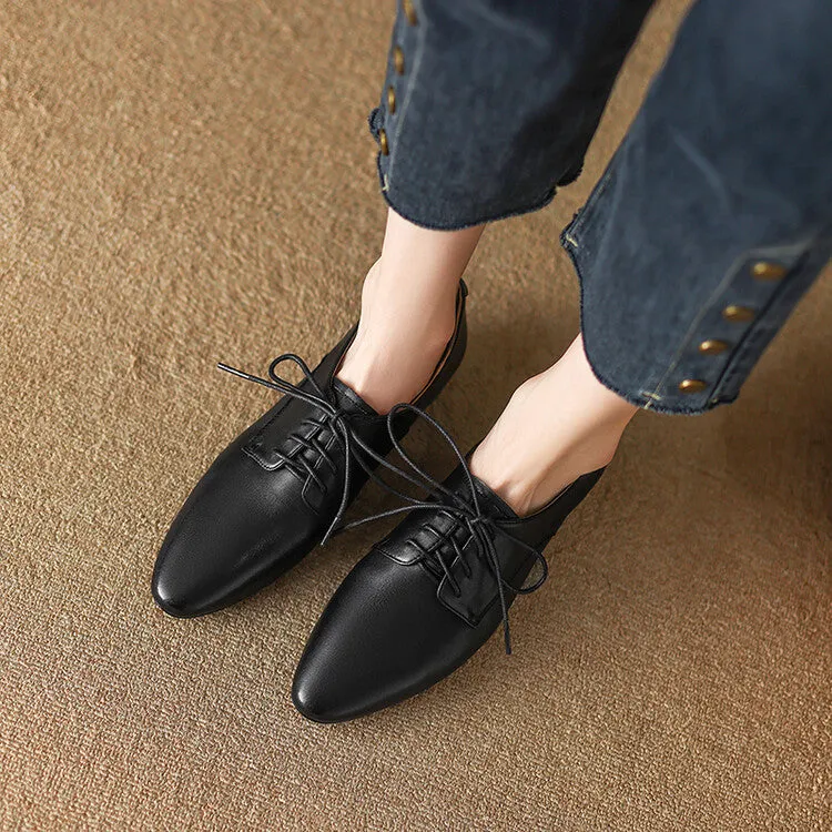 Off-White Brown Black Lace-up Derby Shoes #001069