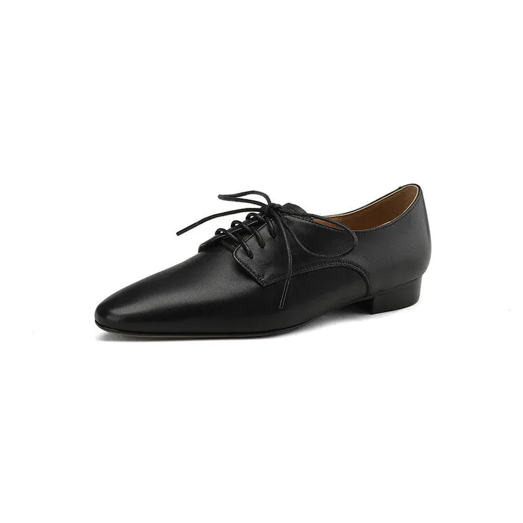 Off-White Brown Black Lace-up Derby Shoes #001069