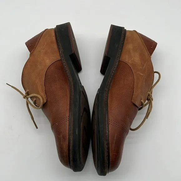 Olukai Walino Brown Leather Oxford Lace Up Shoes Men Size 11 BLEMISH