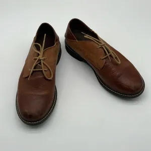 Olukai Walino Brown Leather Oxford Lace Up Shoes Men Size 11 BLEMISH