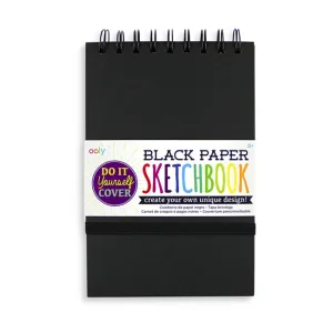 Ooly D.I.Y Sketchbook - Small Black Paper