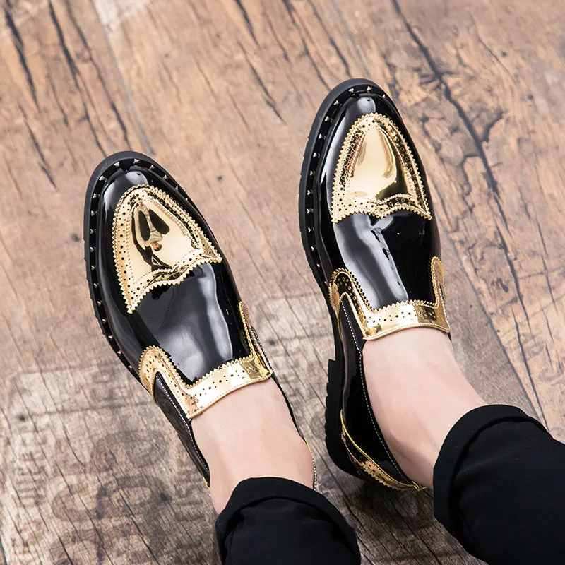 Oxford Dress Shoes Elevator Formal Club Party Shoes