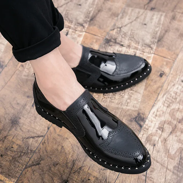 Oxford Dress Shoes Elevator Formal Club Party Shoes