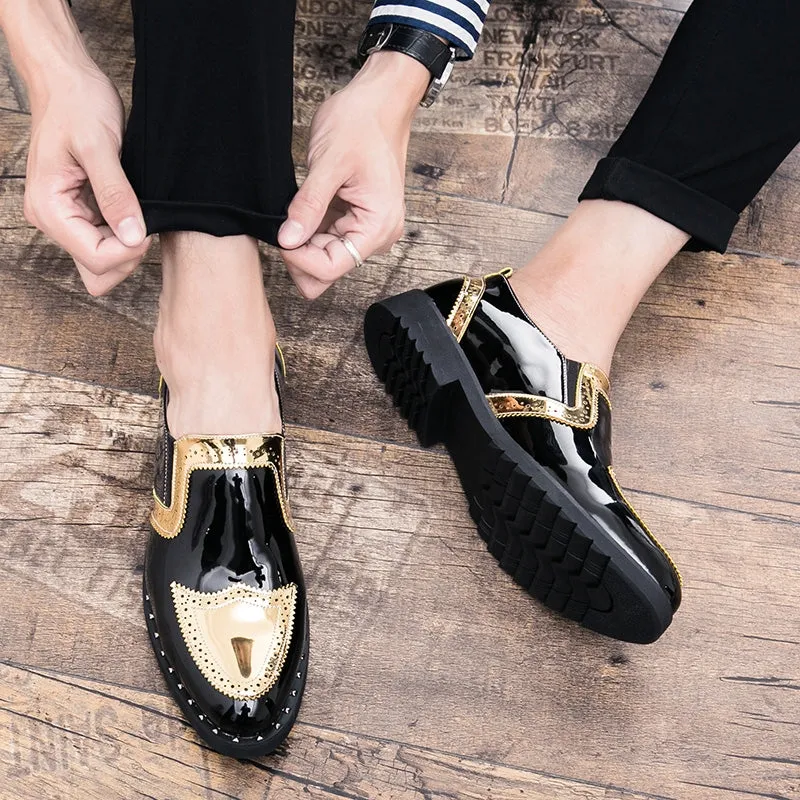 Oxford Dress Shoes Elevator Formal Club Party Shoes