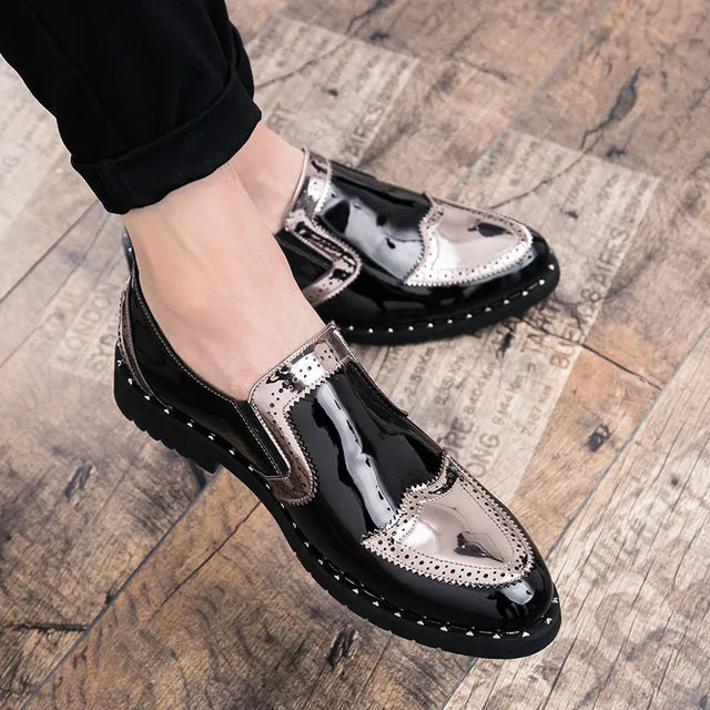 Oxford Dress Shoes Elevator Formal Club Party Shoes