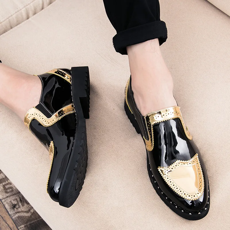 Oxford Dress Shoes Elevator Formal Club Party Shoes