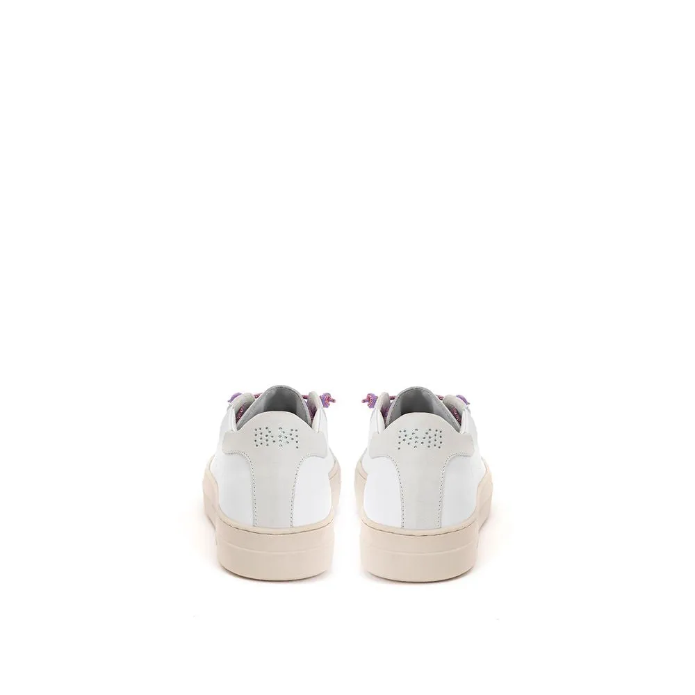 P448 White Leather Sneaker
