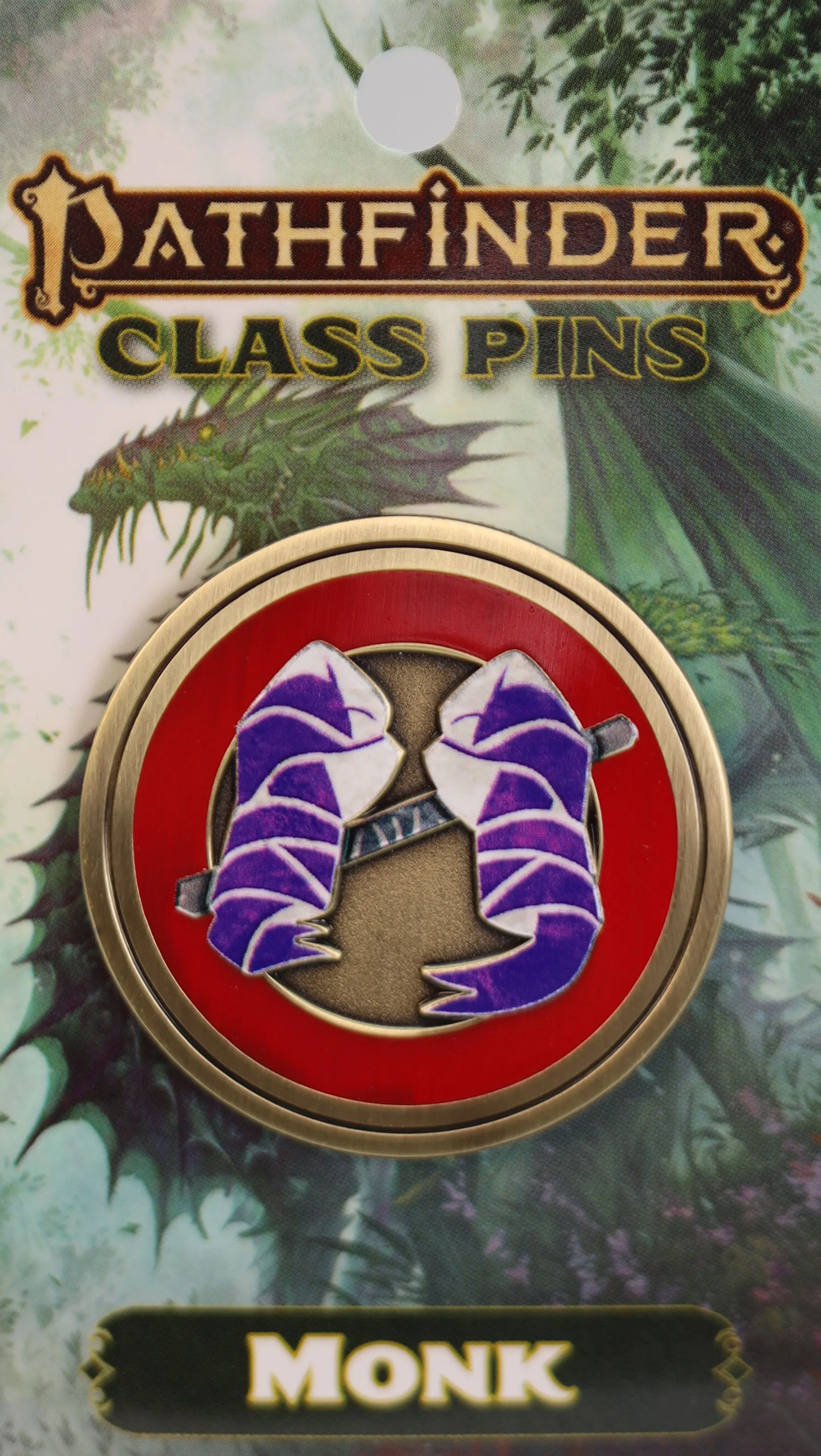 Pathfinder Class Icon Pin: Monk
