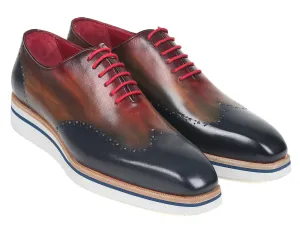 Paul Parkman Men's Smart Casual Wingtip Oxfords in Multiple Colors