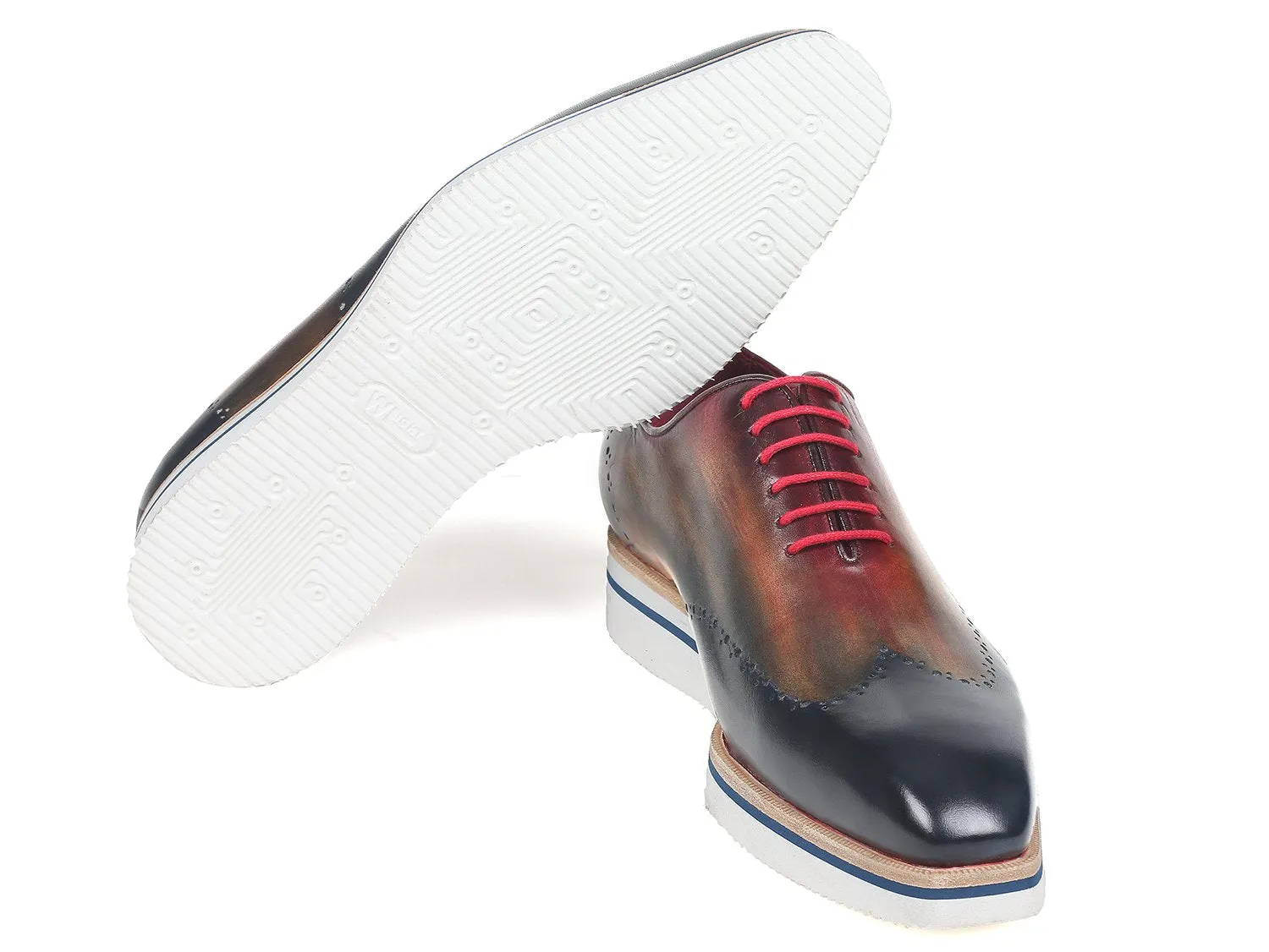 Paul Parkman Men's Smart Casual Wingtip Oxfords in Multiple Colors
