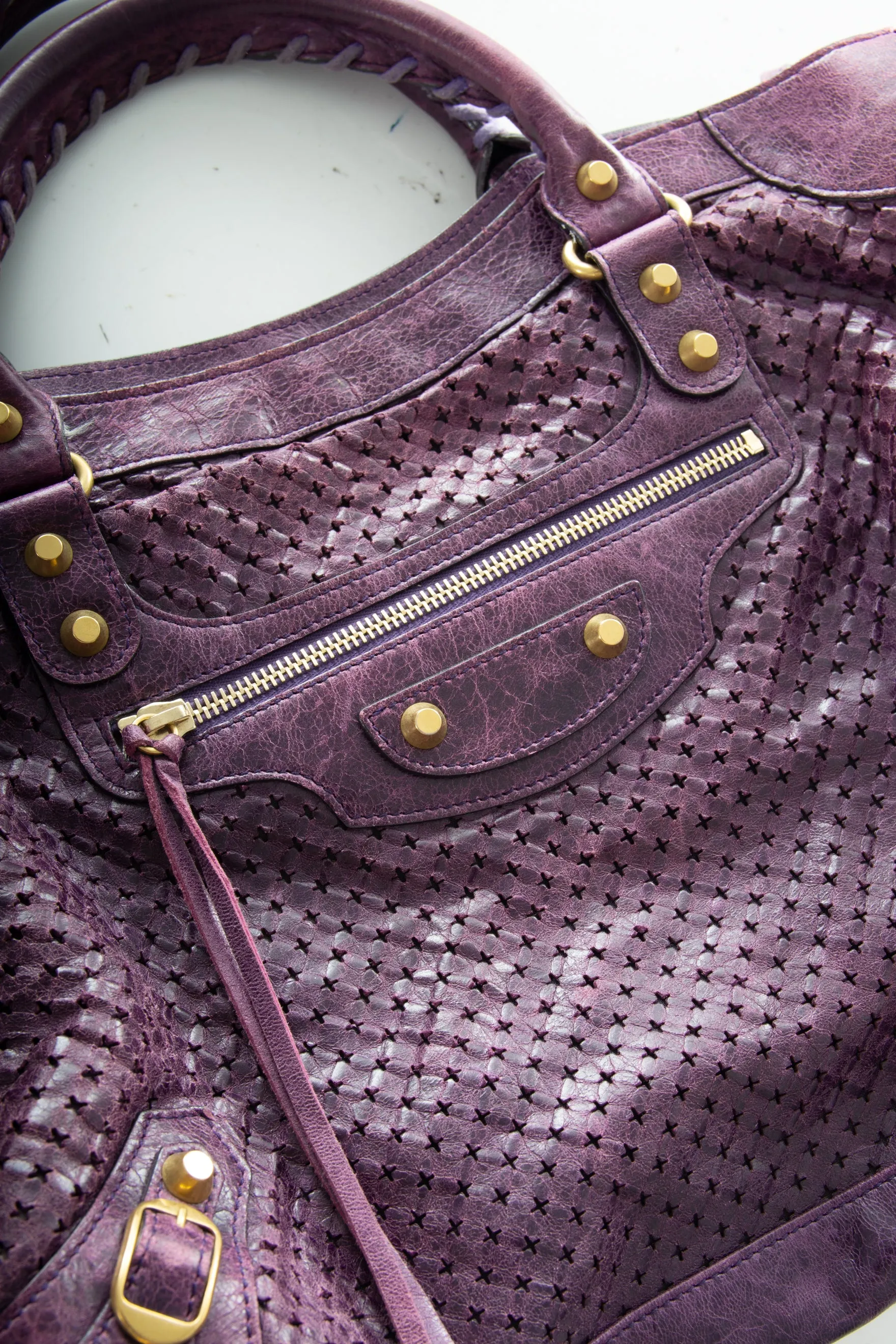 Perforated Motorcycle Bag