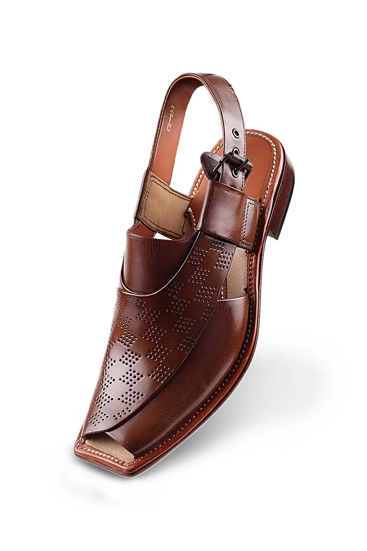 Perforated Pure Leather Kheri