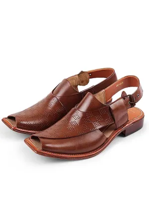 Perforated Pure Leather Kheri