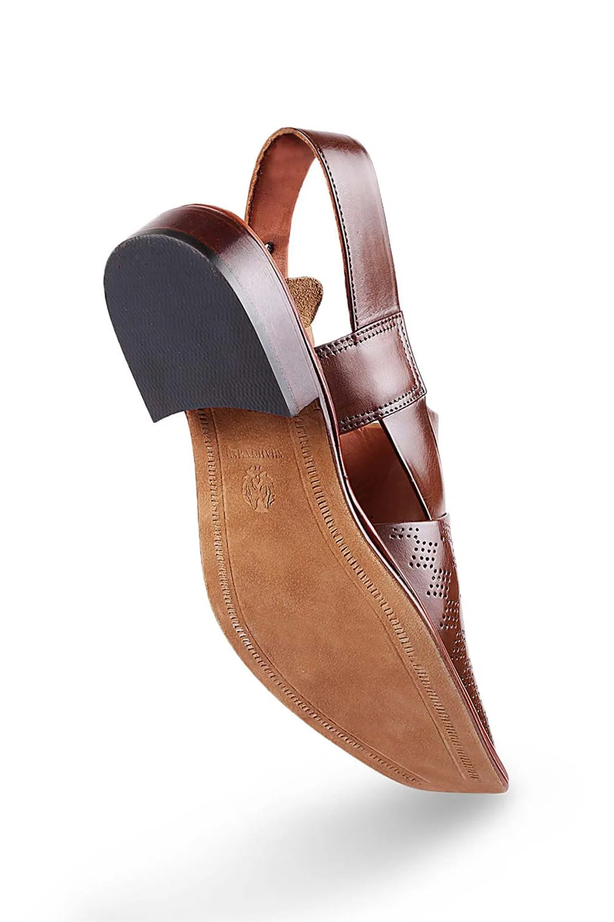 Perforated Pure Leather Kheri