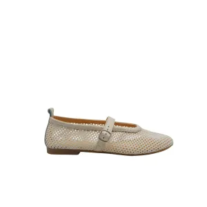 Perforated Suede Ballerina D791/14